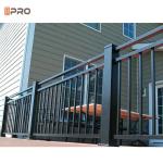Powder Coated Aluminum Balustrade Fencing Decorative Black Garden Pool Slat