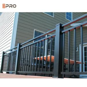 Wholesale Powder Coated Aluminum Balustrade Fencing Decorative Black Garden Pool Slat Panels Fence from china suppliers
