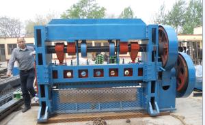 Wholesale Stainless Steel Round Hole Shape Expanded Metal Making Machine For Benefit from china suppliers
