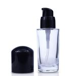 Matte Pump Cap Liquid Foundation Glass Bottle 35ml
