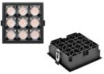 White Black 25 Watt LED Recessed Downlight 25 Watt 100 - 277VAC 50 60Hz