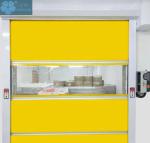 Black 3KW 1000times/Day Plastic Roller Shutter Doors