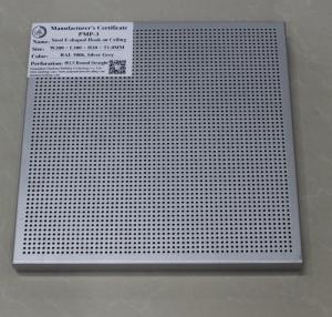 Wholesale Perforated Suspended Commercial Metal Ceiling Tiles Sound Shield from china suppliers
