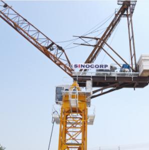 Wholesale QTD5020-8/10 Luffing Small Tower Crane Boom 8 10 Ton Mini Crane Lifting Mobile from china suppliers