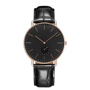 Wholesale Trendy Leather Wrist Watch 50m Waterproof With Quick Release Spring from china suppliers