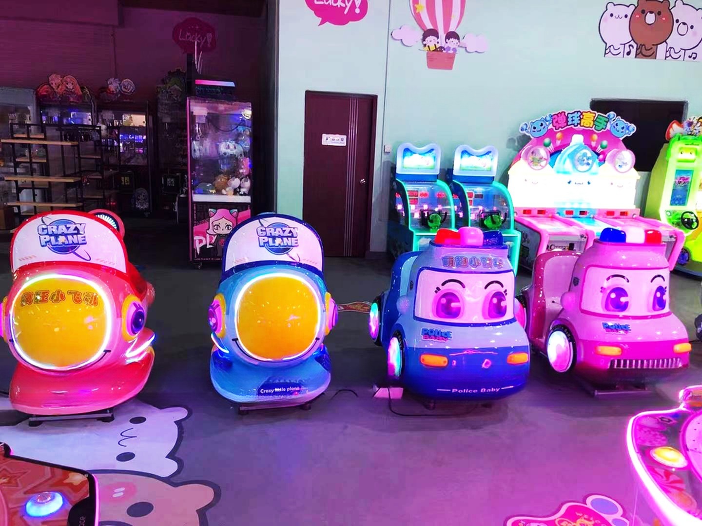 Dreamland 2024 coin operated kids game machine fiberglass kids rotating machine kiddie rides factory