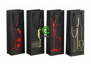 Wholesale Multiple Style Retail Shop Bags For Wedding Wine Packaging Coated Paper Material from china suppliers
