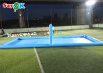 Water Park Games Large Pool Inflatable Volleyball Field Inflatable Water Tennis