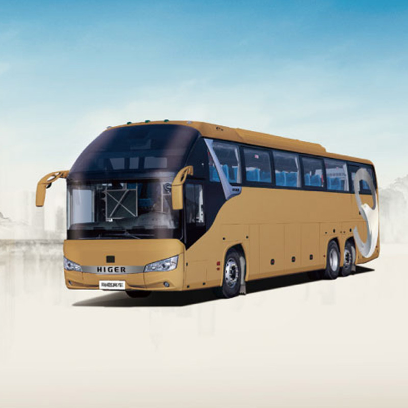 12000*2500*3955mm Luxury Coach Bus with 50 55 60 Seats and FAST 6DS180T Transmission