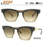 Sunglasses with metal frame, new fashionable designer style, UV 400 Protection