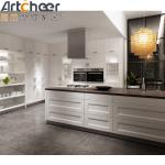 RTA or Customized Size Solid Wood White Modular Kitchen Cabinet Set Shaker