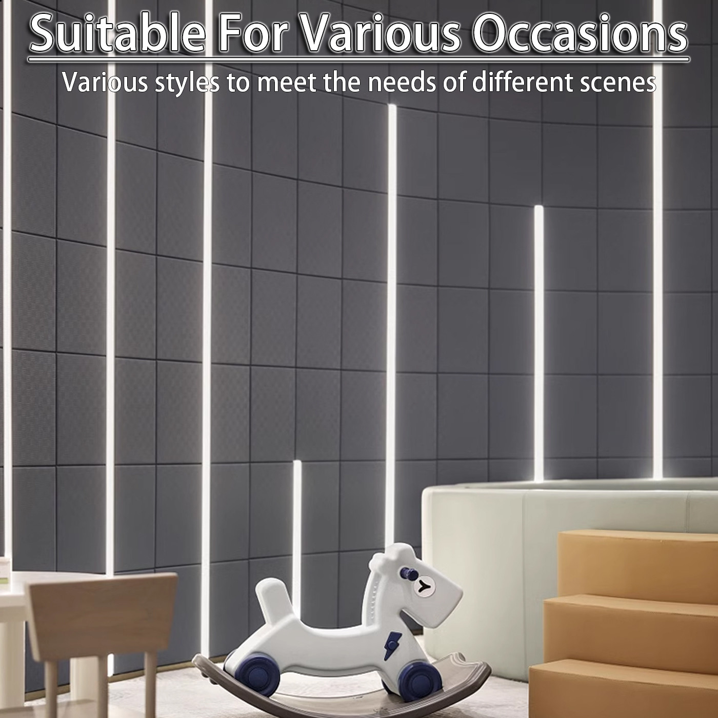 LED Induction Light Strip for Embedded Cabinet Wardrobe Wine Cabinet and Line Lighting