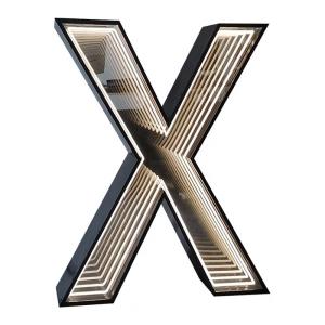 Wholesale Custom Designs Infinity Mirror Sign 3D LED Billboards for Shop Signboard Decoration from china suppliers