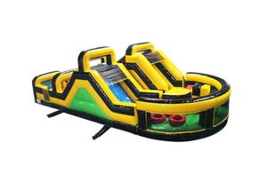 Wholesale Outdoor Commercial Obstacle Course , Customized Adult Inflatable Assault Course from china suppliers