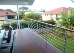 Terrace Stainless Steel Rod Balustrade With 8mm / 12mm Solid Rod , 12.7mm Hollow