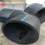 Pn10 Pn16 Hdpe Fabricated Fitting Recycled Higher Flow Capacity Light Weight
