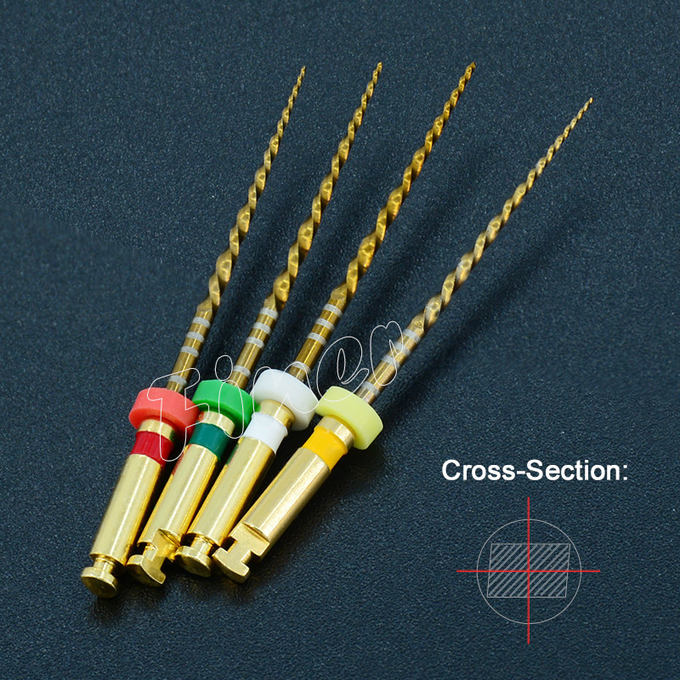Dental Endodontics Protaper Files One Gold Unique Double Edged Reverse Cutting