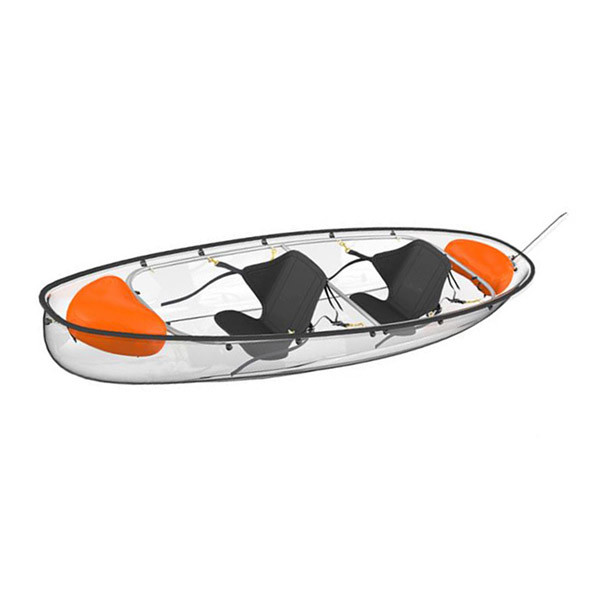 Clear Bottom Sit On Boat , Two Person Lake Fishing Boat 1 Years Gurateen