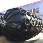 Pneumatic Marine Rubber Fenders 3.3*6.5M CTN Type Air Block 50kPa