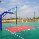 New Design Customizable PU Surface Prefabricated Outdoor Sports Court Basketball