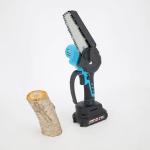 6'' 21V Battery Powered Pruning Mini Chainsaw Handheld Electric Tree Cutting