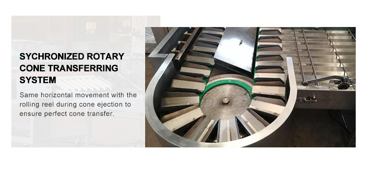 7G/ Hour Sugar Cone Production Line With 61 Baking Plates