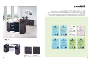 Wholesale Modern Purple Oak Reception Counter Table , Inquiry Front Help Desk from china suppliers
