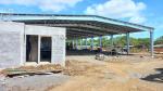 Open wall designed prefabricated metal warehouse barn shed