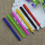 Gel pen,Promotional gel-ink pen with cap, iridescent rubber gel-ink pen