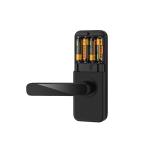 Alkaline Battery Electric Door Lock Fingerprint Aluminum Alloy Smart Locks For