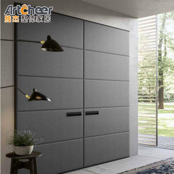 Modern Wood Style PANEL Wardrobe Closet for Bedroom European Design and
