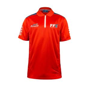 Wholesale Unisex Short Sleeve Red Racing Sports Polo Shirt with Custom Logo Racing Sports Game from china suppliers