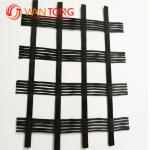 Yellow 50kn/80kn/100kn Biaxial Fiberglass Geogrid for Roadbeds and Slope