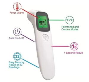 Wholesale Medical Infrared Forehead Thermometer 74g Without Battery 32 Times Record from china suppliers