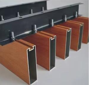 Wholesale Indoor Aluminum Suspended Ceiling Fashion Aluminium Wood Grain Ceiling from china suppliers