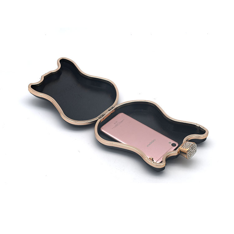 Stone Knob Hand Shape Clamshell Bag Frame 150*185mm