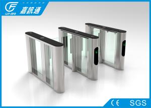 Wholesale DC24V Glass Door Waist Height Turnstile , Comercial Electronic Turnstile Gates from china suppliers
