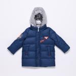Wholesale Insulated Boutique Clothing Long Stylish Kids Winter Black Puffer Boys