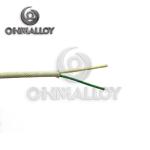 GB/T Standard Color Alumel Thermocouple Alloy Cable 500 Degree Fiberglass