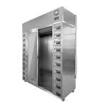 Stainless Steel Cleanroom Garment & Shoe Cabinet | Dual-Zone ISO 14644 | 40