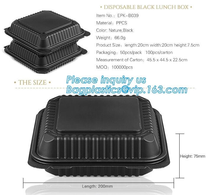 Premium Meal Prep Containers 3 Compartment BPA-FREE Food storage Microwavable Dishwasher Safe plastic Lunch bento box