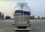 3 Axle Stainless Steel Tanker Semi Trailer For Drink Water , Beer, Milk , Food