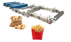 Wholesale Industrial French Fries Production Line for Finished Products Potato Chips French Fries from china suppliers