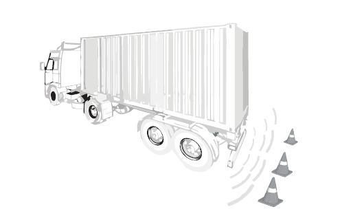 for Trucks with LED in Feet/Inches Wireless Parking Sensor