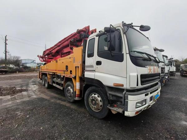Used Concrete Pump Truck 46m Concrete Mixing Plant Heavy Equipment Concrete Boom