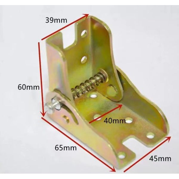 Furniture Connection Accessories 90-degree Self-locking Bracket Table Leg Folding Hinge Lock Extension Bracket