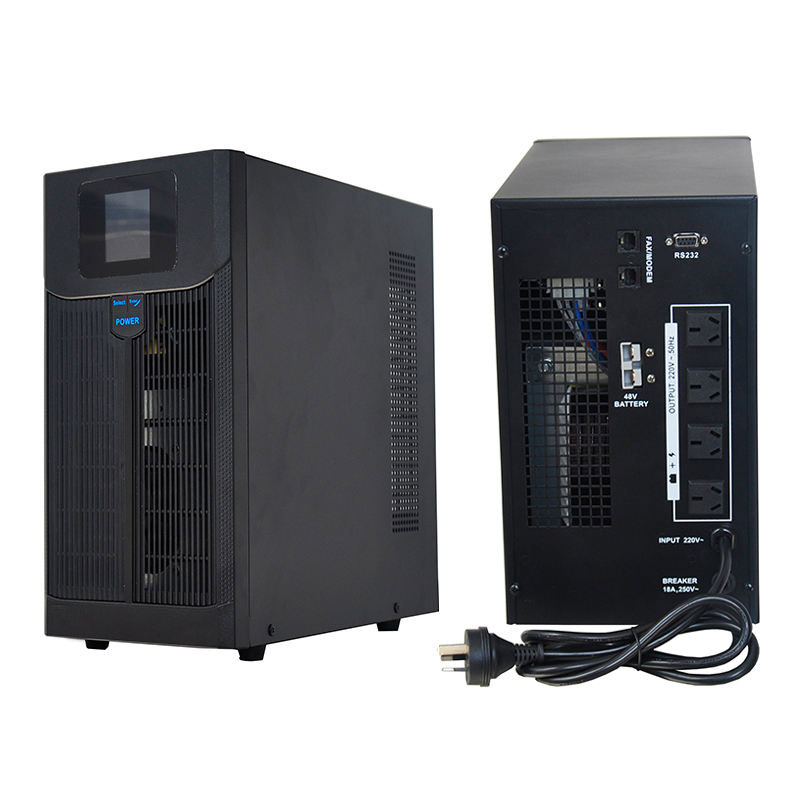 3KVA / 2.1KW Line-Interactive UPS Double CPU Control Pure Sine Wave