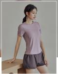 Richee Womens Athletic T Shirts Flatlock Stitcing Ladies Fitness T Shirts