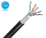 4pairs 23awg FTP CAT6 Outdoor Internet Cable Jelly Filled Or Gel Filled LAN