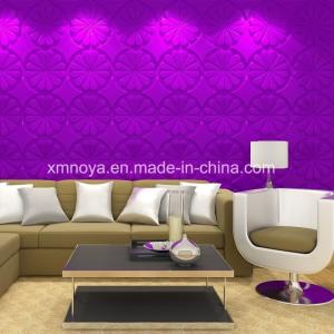 Wholesale Fireproof B1 Grade 3D Board Acoustic Waterproof Purple Wall Panel for Living Room from china suppliers